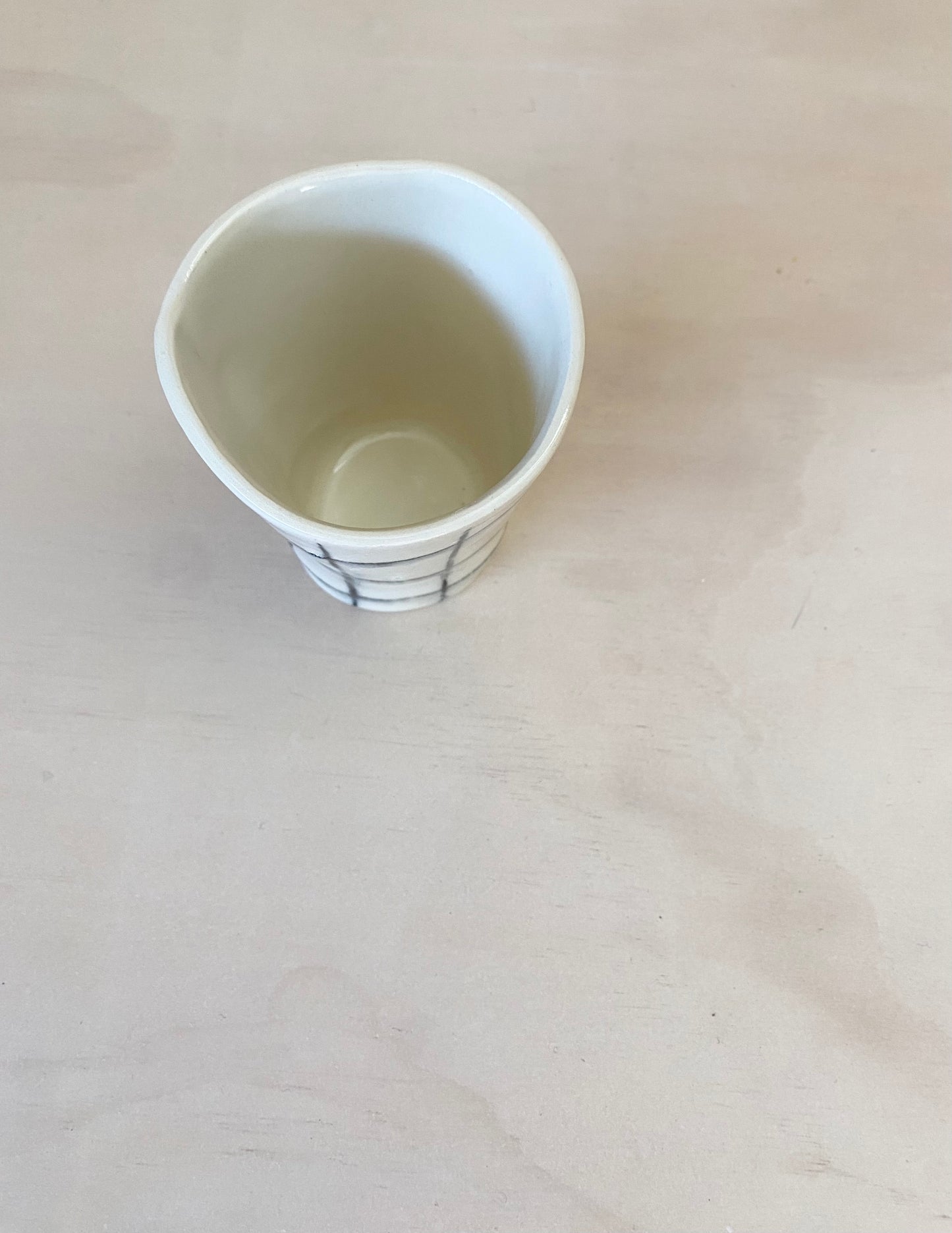 Charcoal grid tumbler - SECONDS SALE